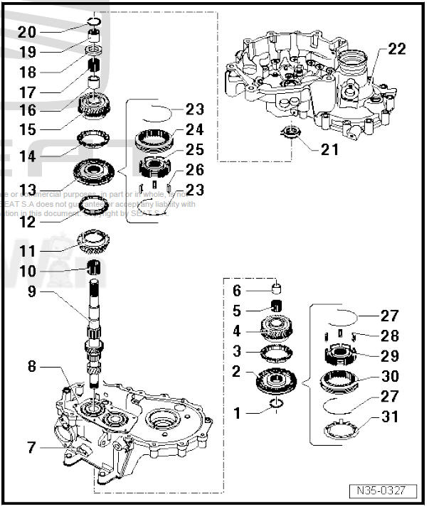 Gears, shafts