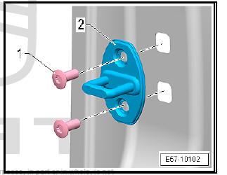 Front doors, door components, central locking