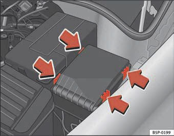 Fig. 161 Fuse box cover