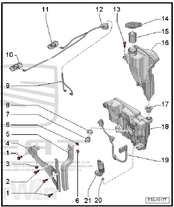 Windscreen wash/wipe system