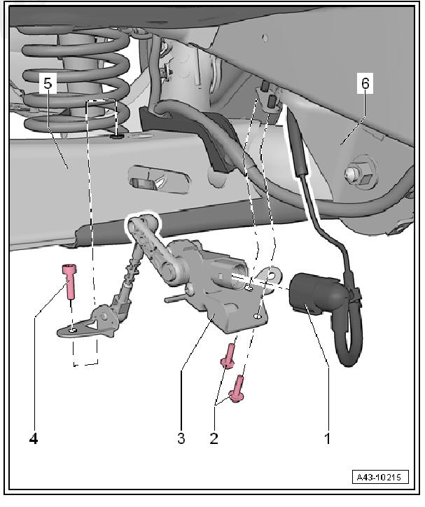 Self-levelling suspension