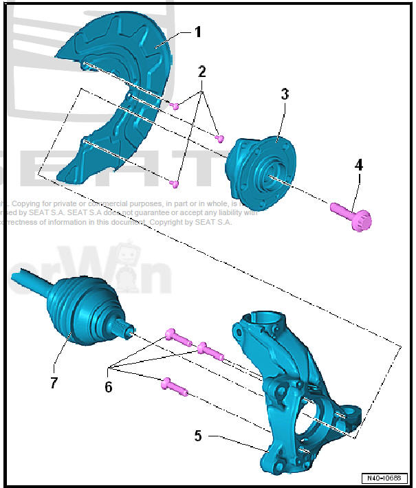 Front suspension