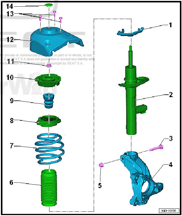 Front suspension