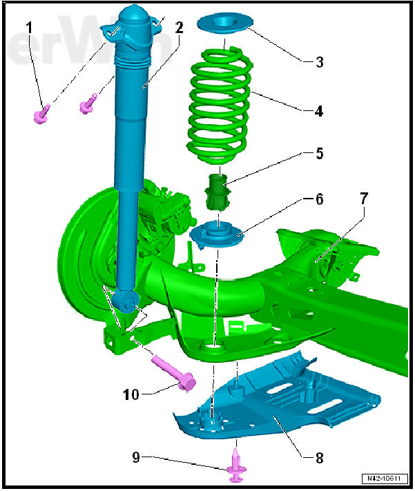 Rear suspension