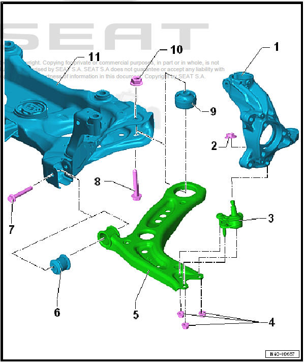 Front suspension