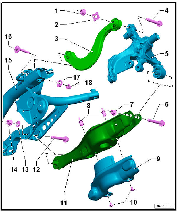 Rear suspension