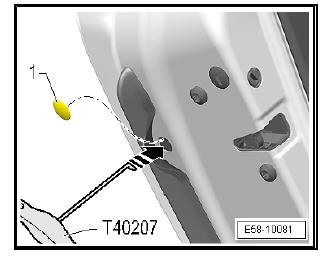 Rear doors, door components