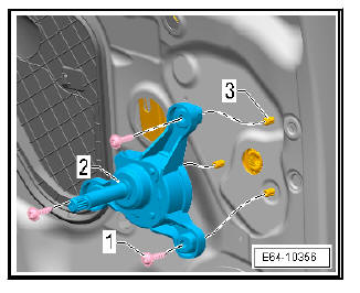 Rear doors, door components