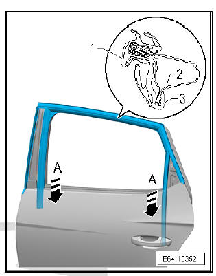 Rear doors, door components