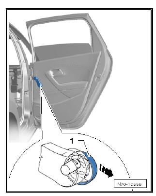 Rear doors, door components