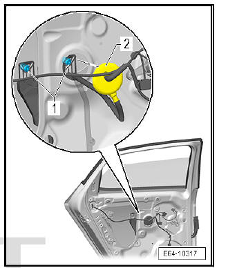 Rear doors, door components