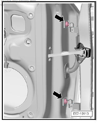 Front doors, door components, central locking