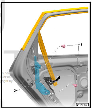 Rear doors, door components