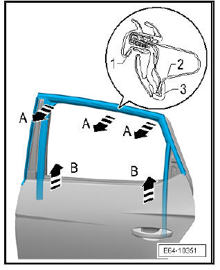 Rear doors, door components