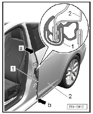 Rear doors, door components