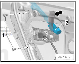 Rear doors, door components