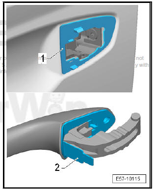 Rear doors, door components