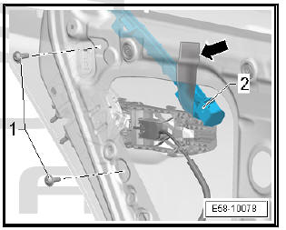 Rear doors, door components